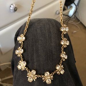 J crew bumblebee gold and SC designer necklace